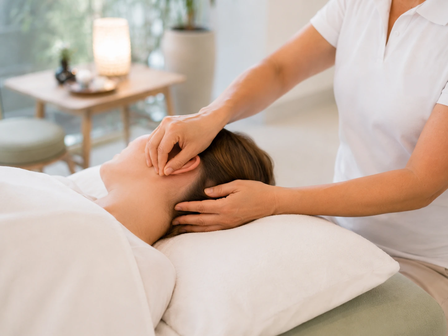 Ruhige Akupunktursitzung bei Schlafproblemen im Akupunktur Zentrum Affoltern